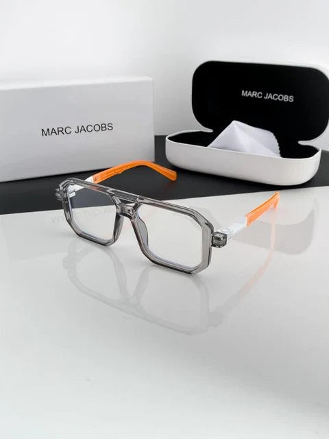 Marc Jacobs Unisex Orange Frame Transparent Optics