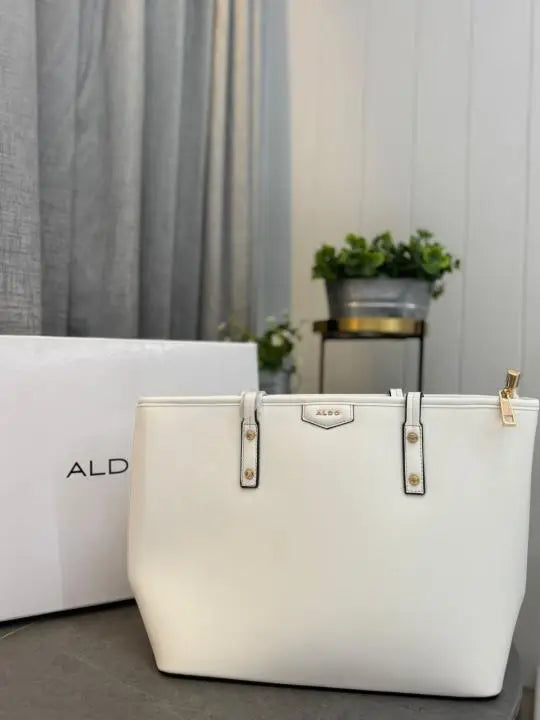 Aldo White Tote Bag For Women