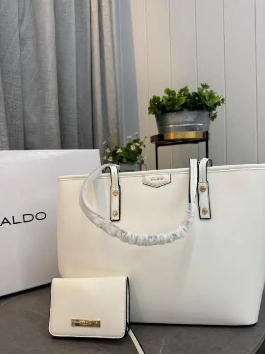 Aldo White Tote Bag For Women