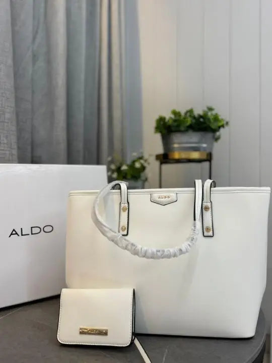 Aldo White Tote Bag For Women