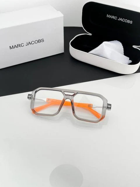 Marc Jacobs Unisex Orange Frame Transparent Optics