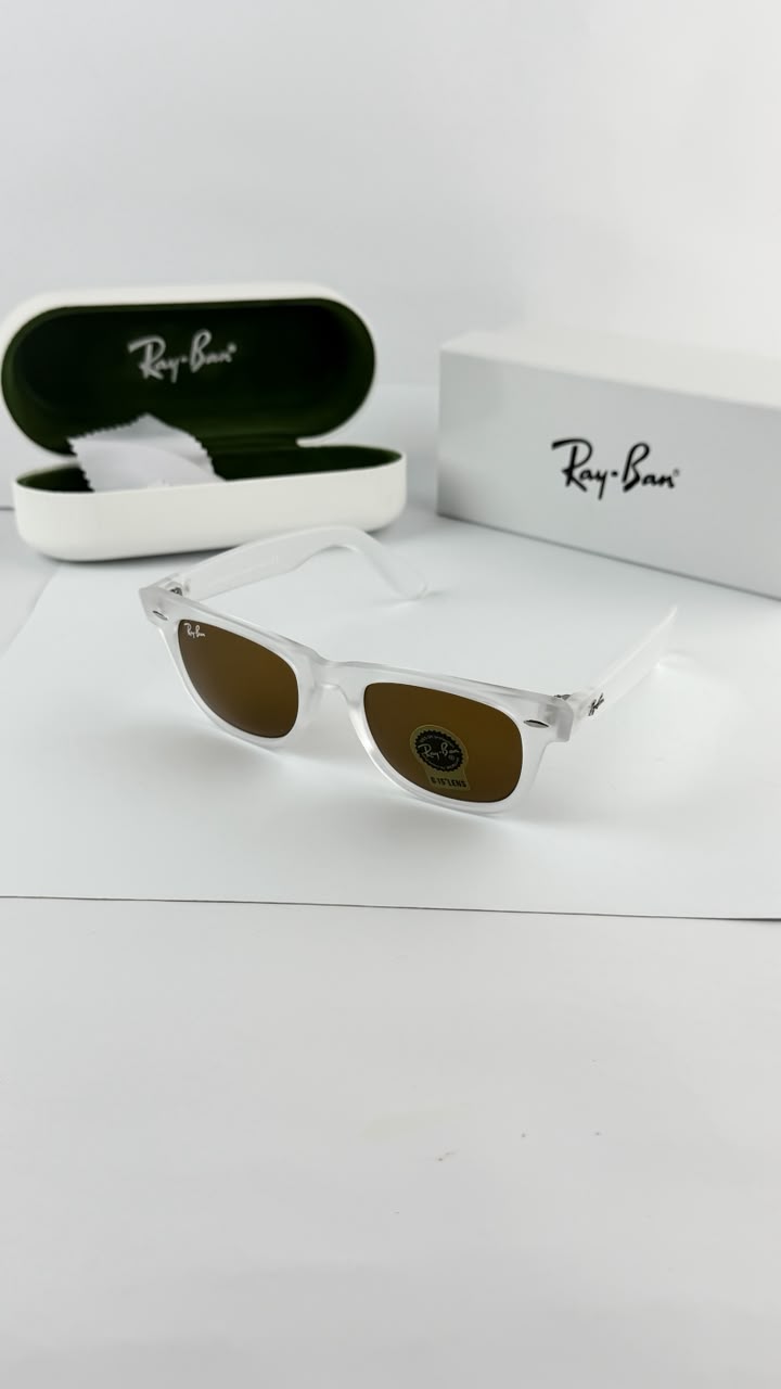 Rayban Brown Unisex Sunglasses
