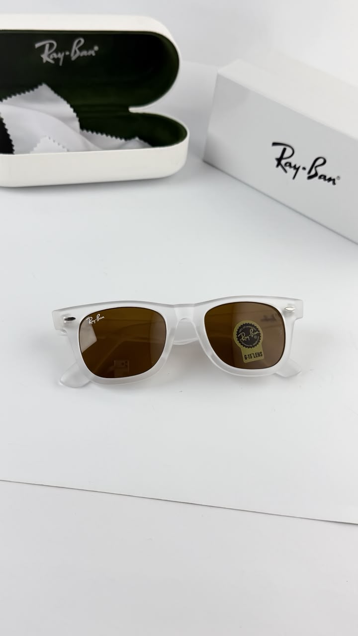 Rayban Brown Unisex Sunglasses