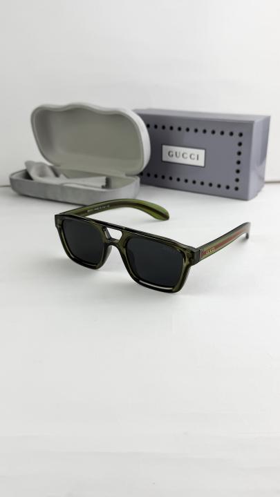 Gucci Poison Green Men Sunglasses