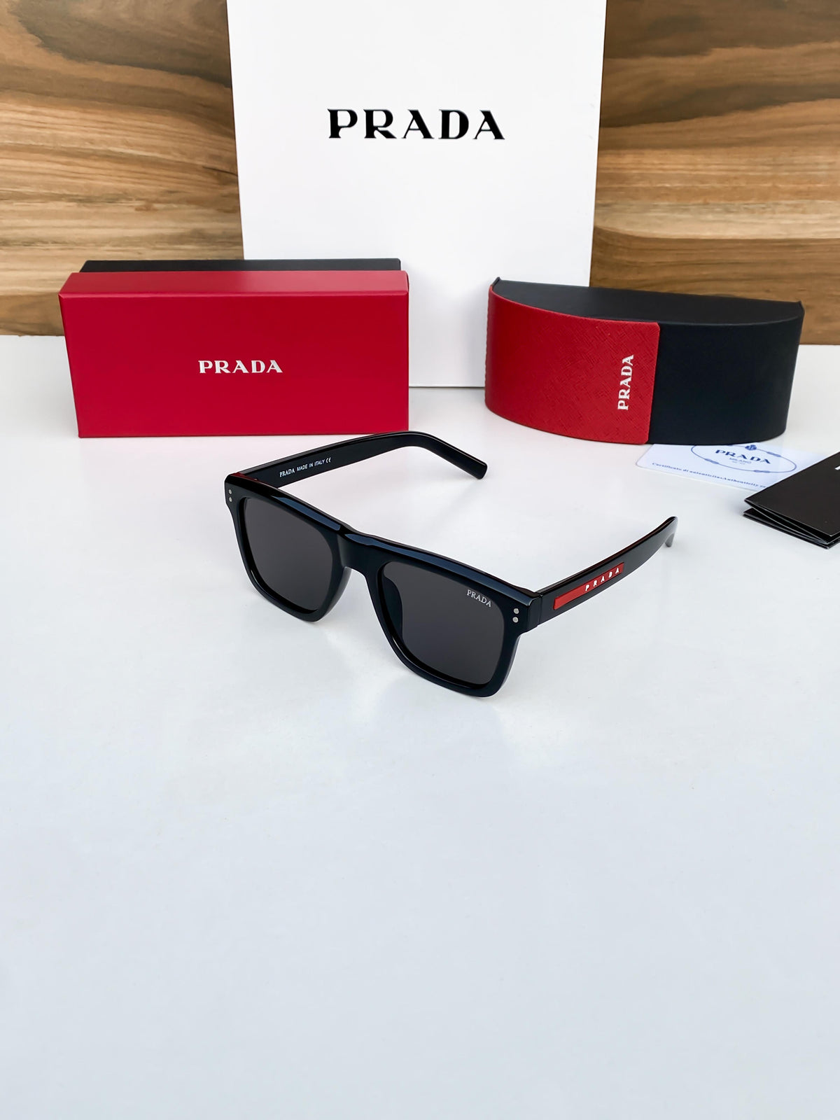 Prada Shine Black 3835
