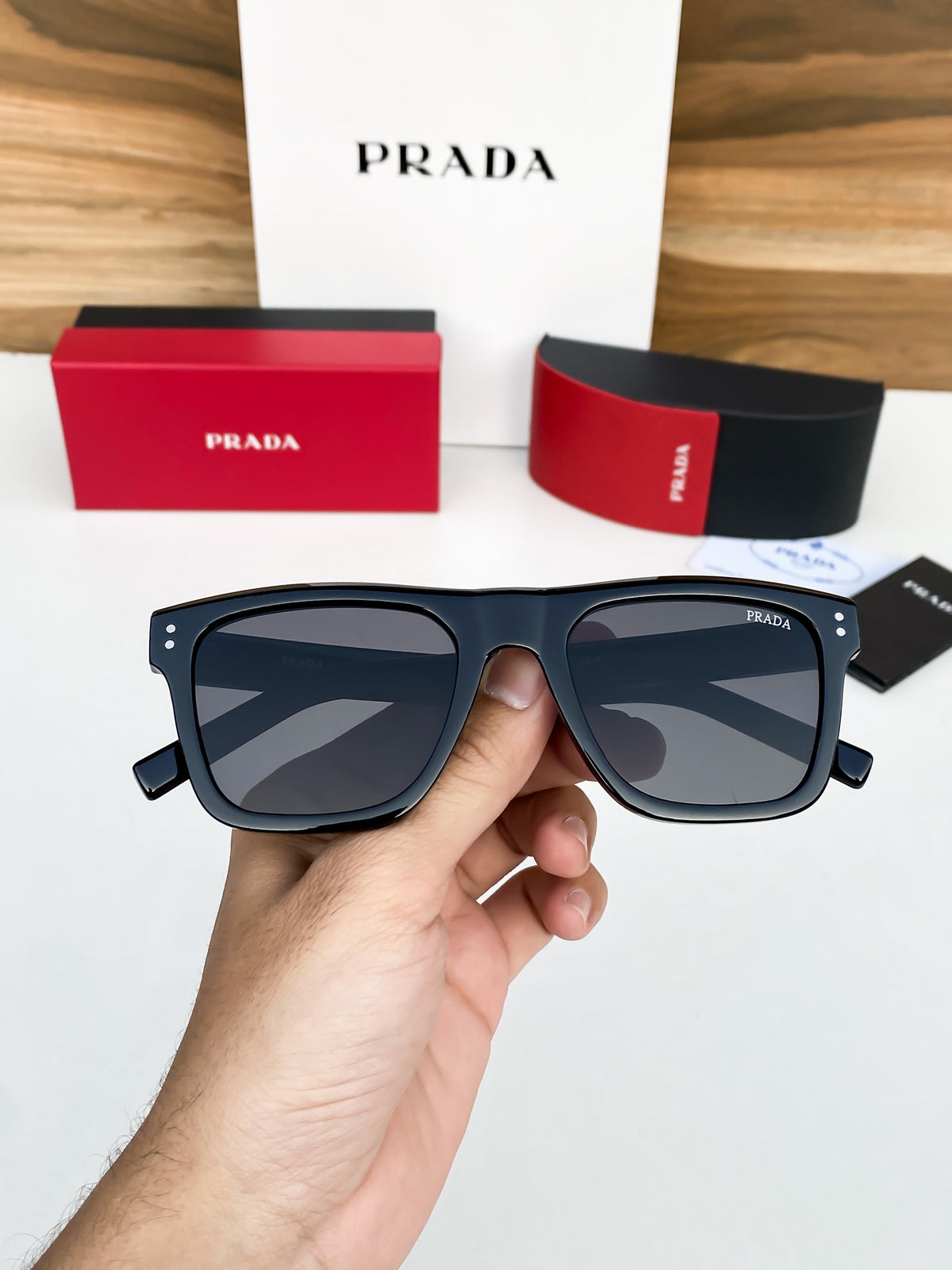 Prada Shine Black 3835