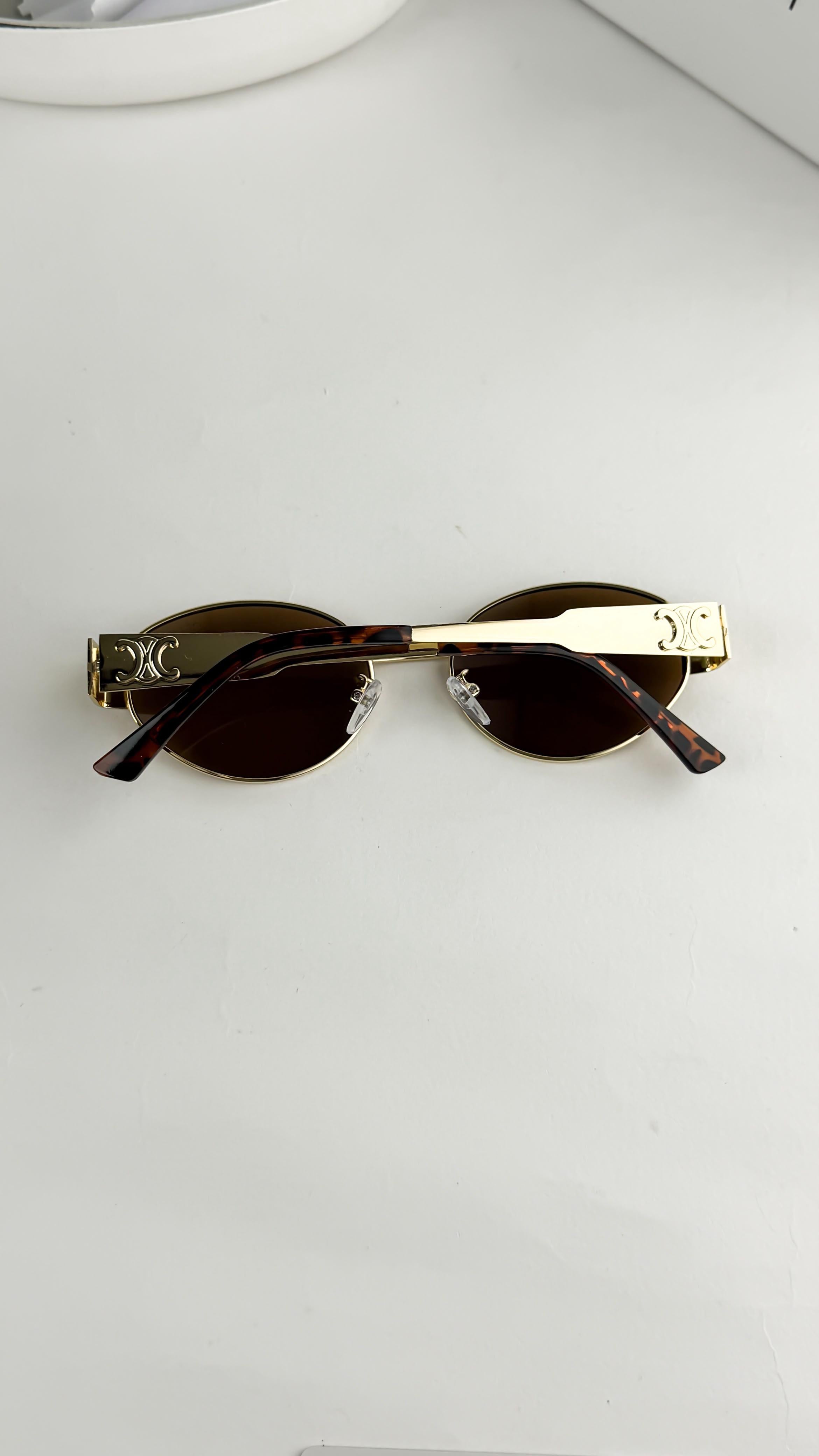 Celine Gold Brown 1006