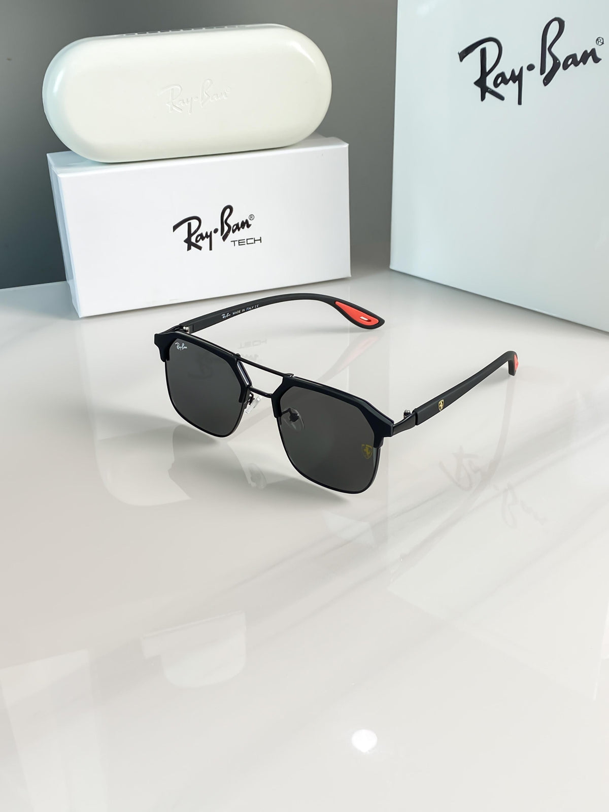 Rayban Full Black 04