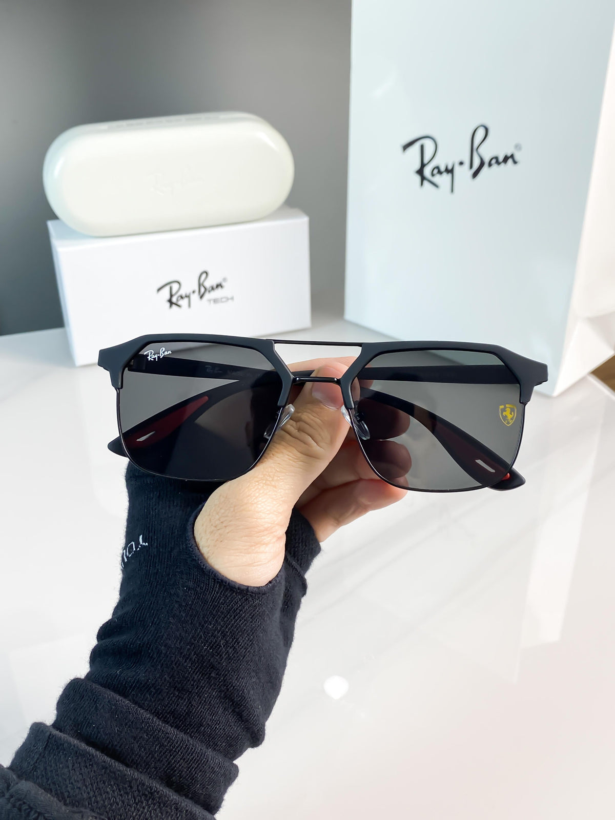 Rayban Full Black 04