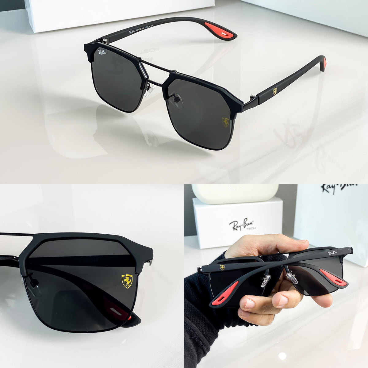Rayban Full Black 04