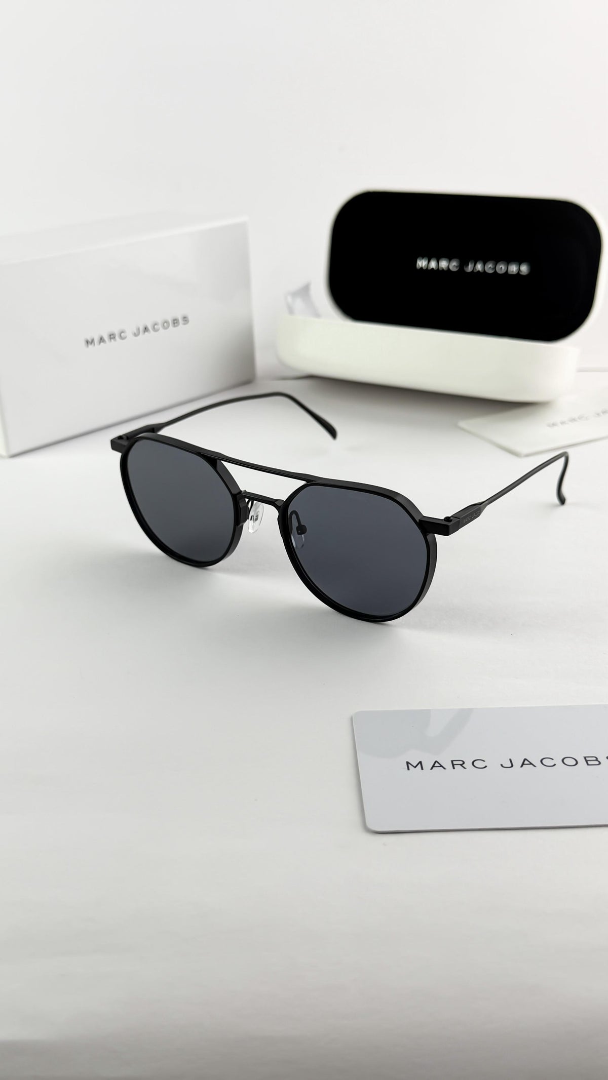 Marc Jacobs Charcoal Black Stylish Unisex Sunglass
