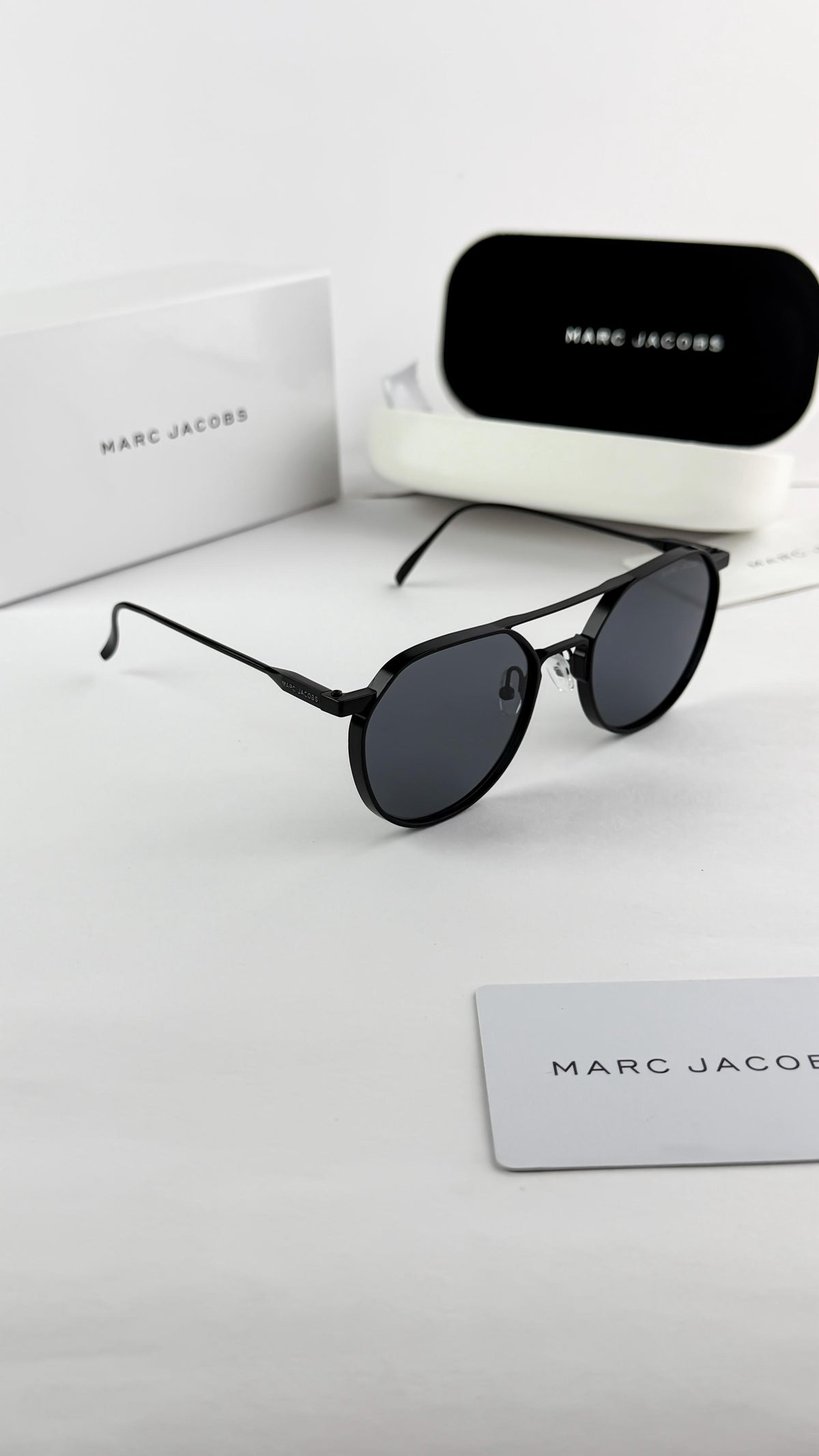 Marc Jacobs Charcoal Black Stylish Unisex Sunglass
