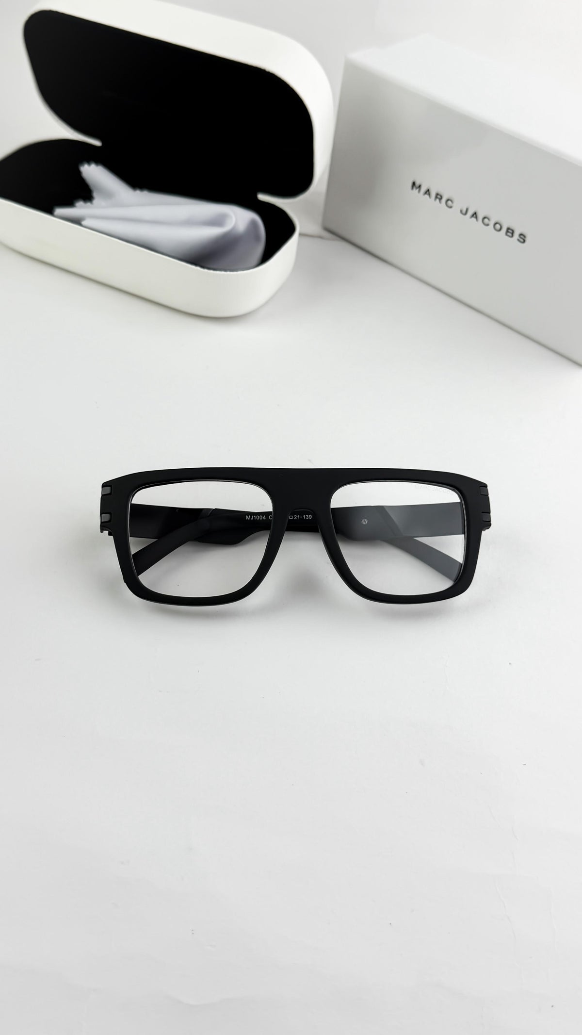 Marc Jacobs Men's Black Rectangular Optical Frame
