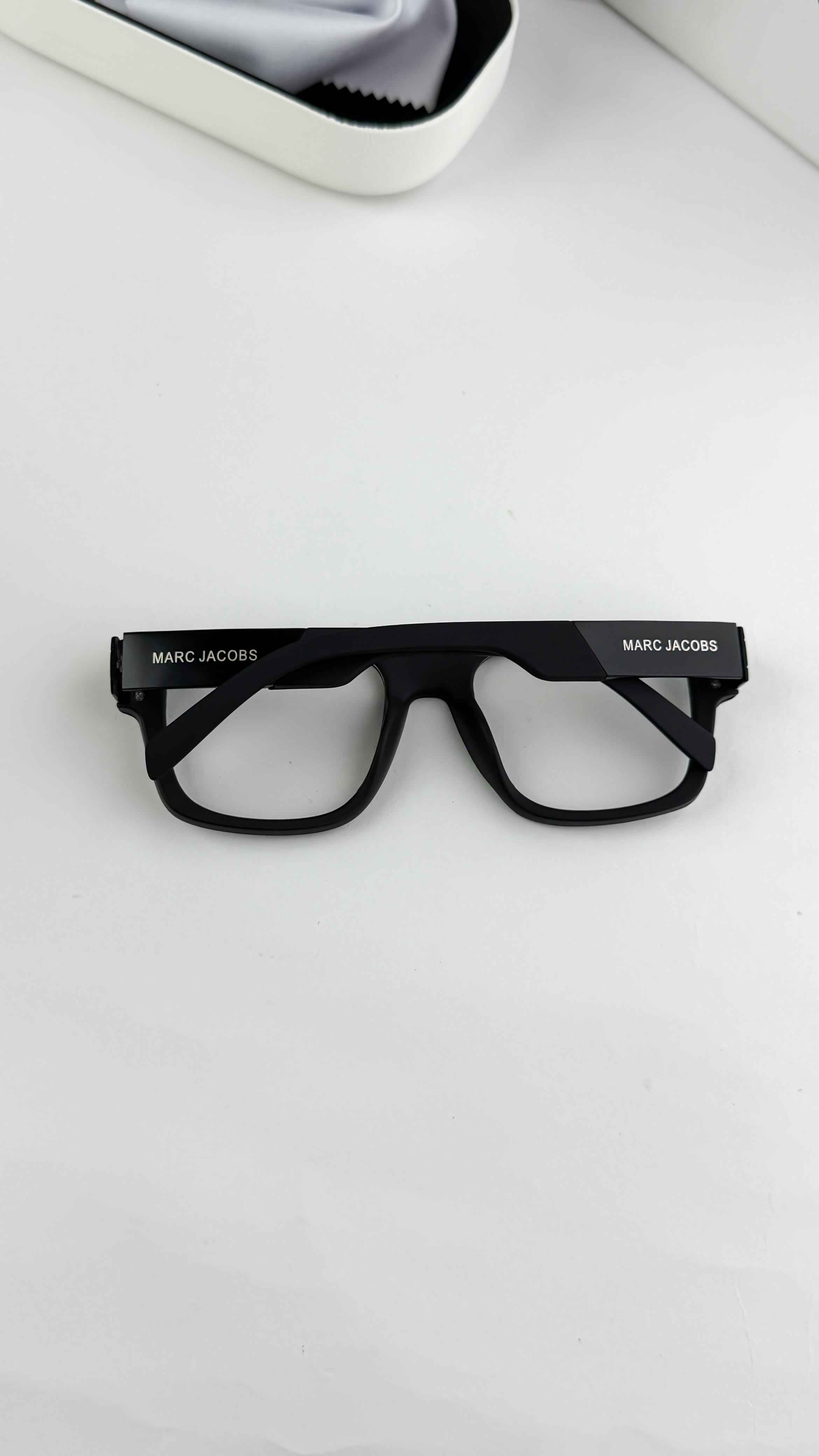 Marc Jacobs Men's Black Rectangular Optical Frame