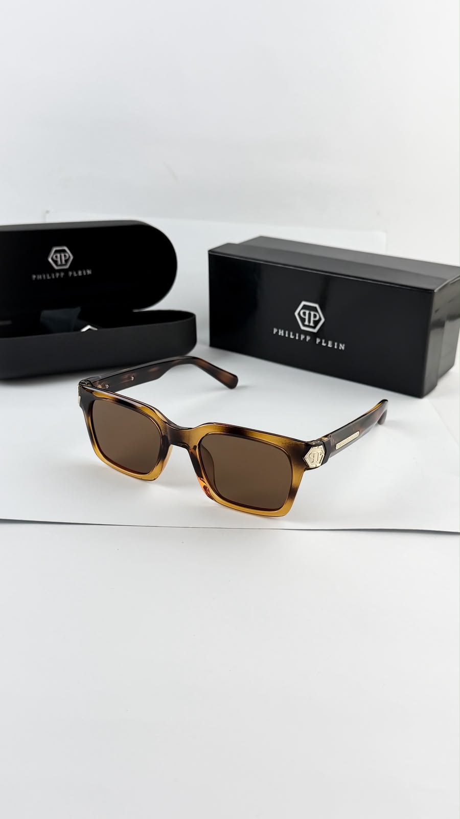 Philipp Plein Brown Men's Sunglasses