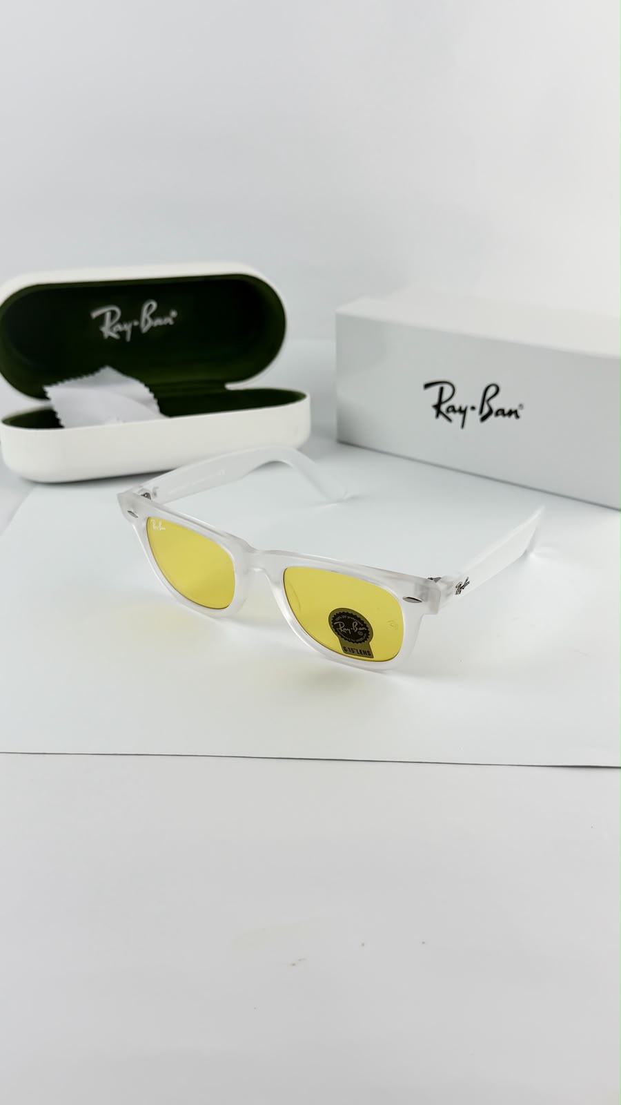 Rayban Ice Yellow Candy Unisex Sunglasses