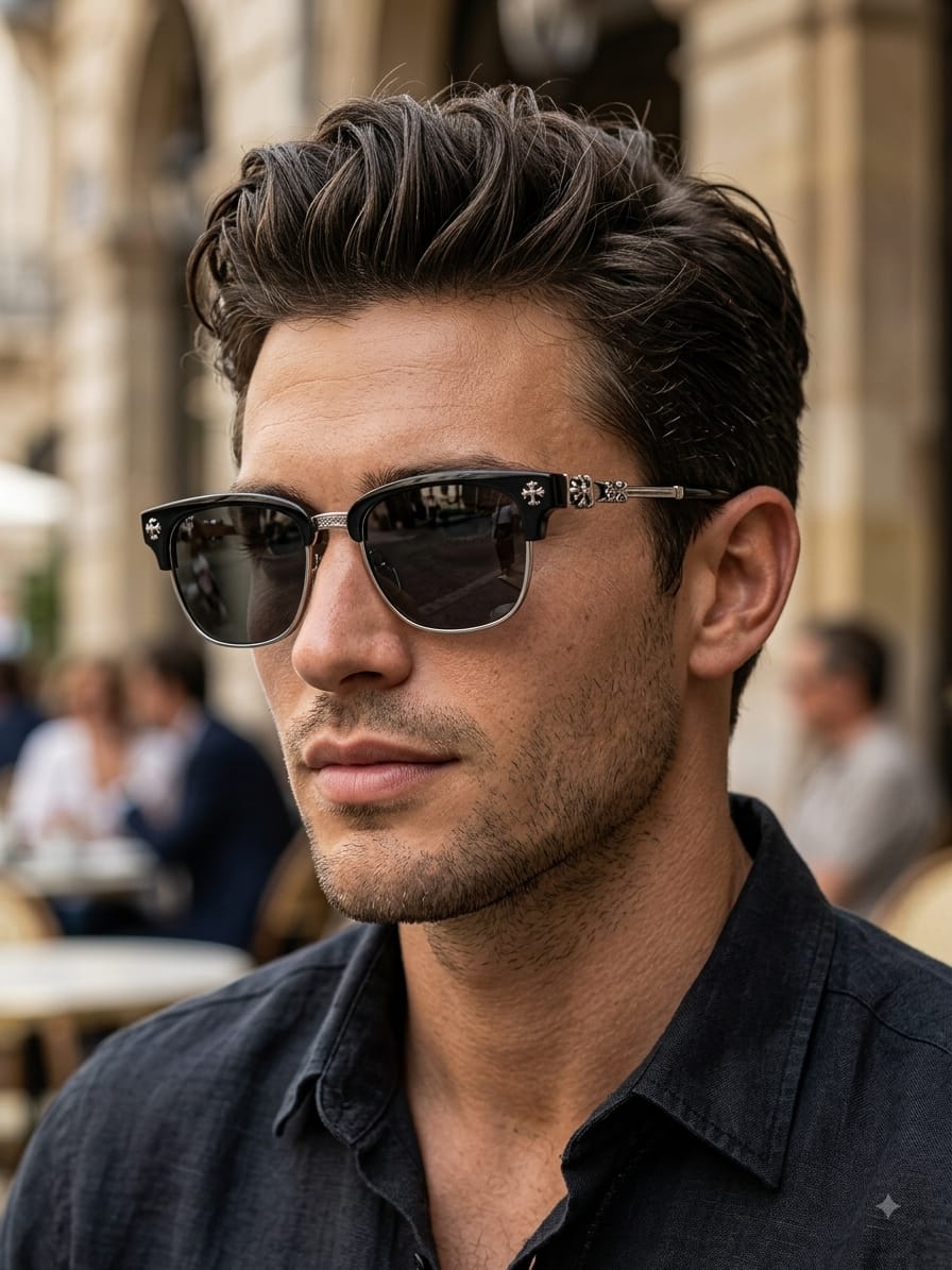 Club Master Chrome Hearts Men's Sunglasses