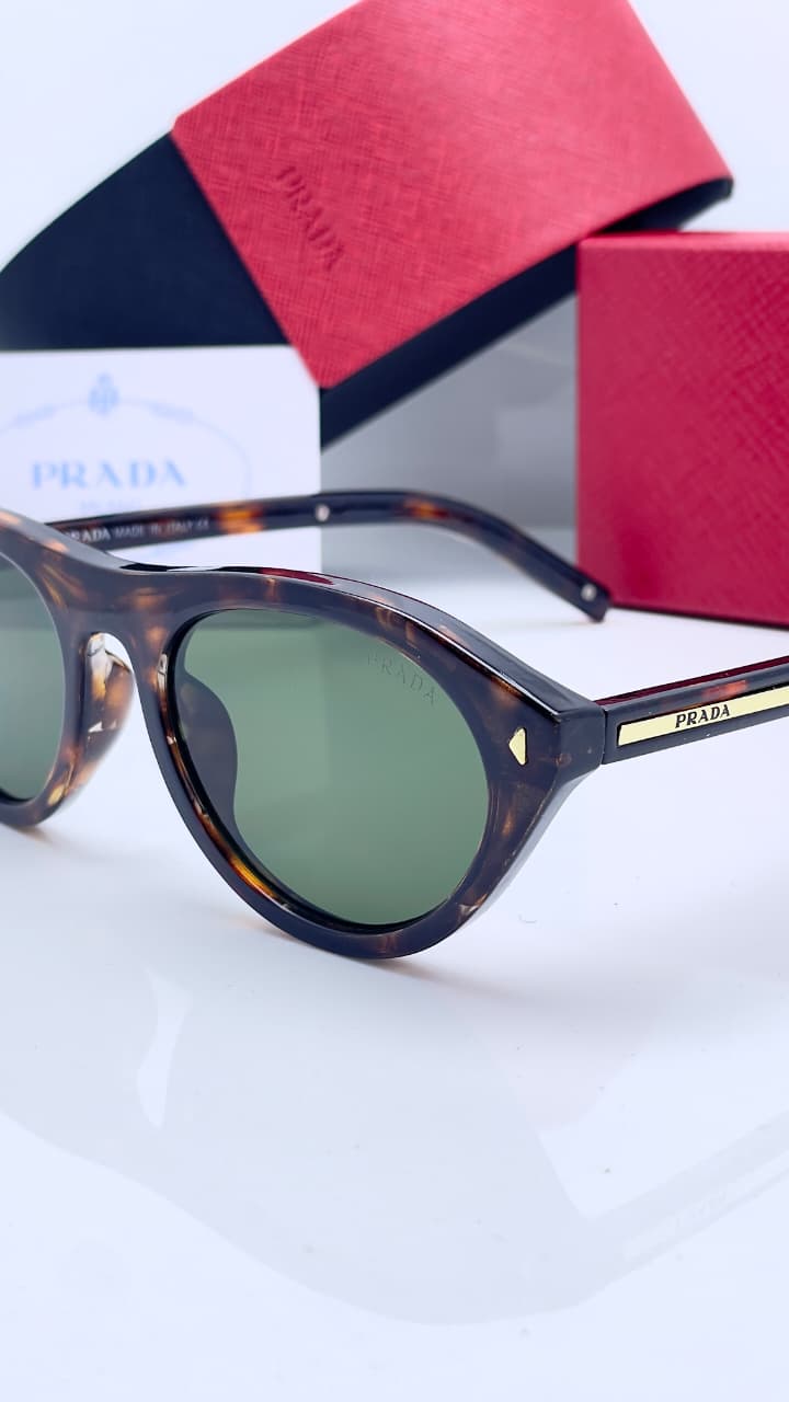 Prada sunglasses with the iconic metal plaque Women Sunglasses