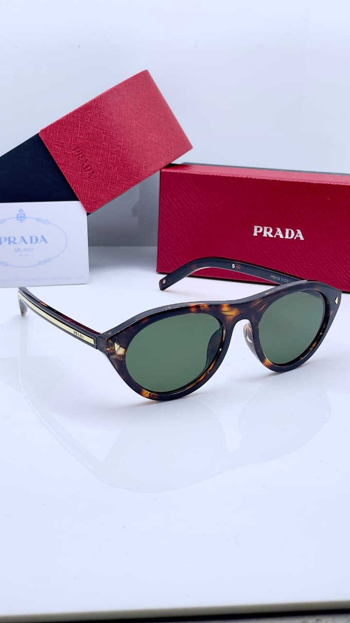 Prada sunglasses with the iconic metal plaque Women Sunglasses