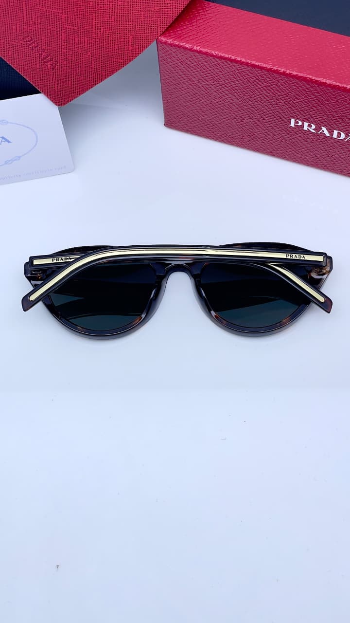 Prada sunglasses with the iconic metal plaque Women Sunglasses