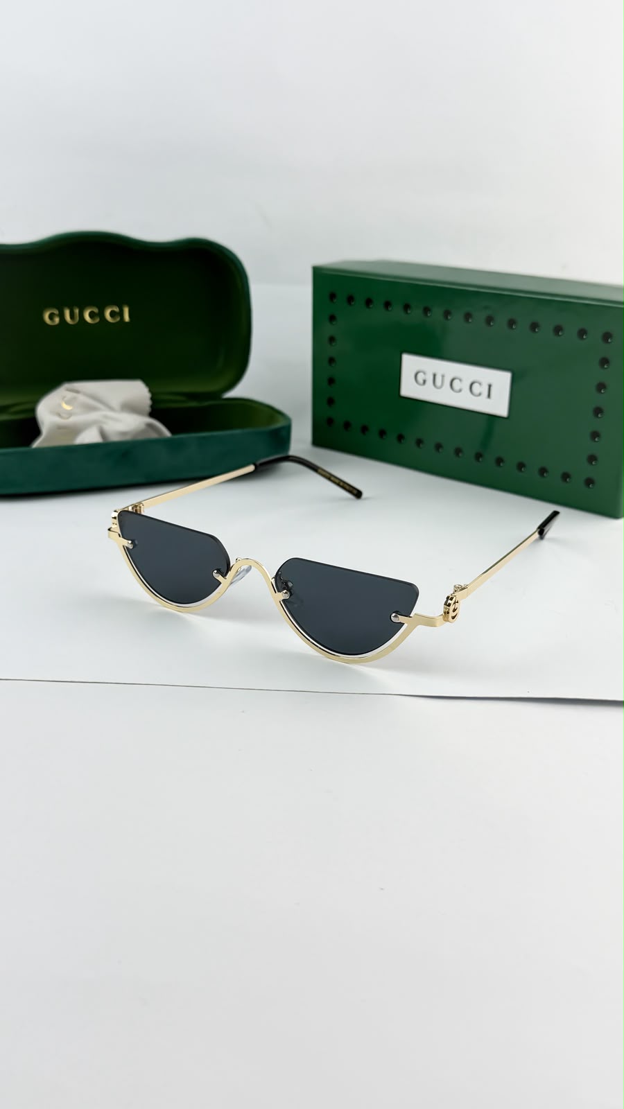 Gucci Geometric Frame Women's Sunglasses