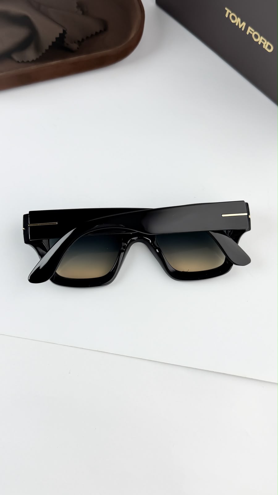 T Ford Bold black frame premium sunglass