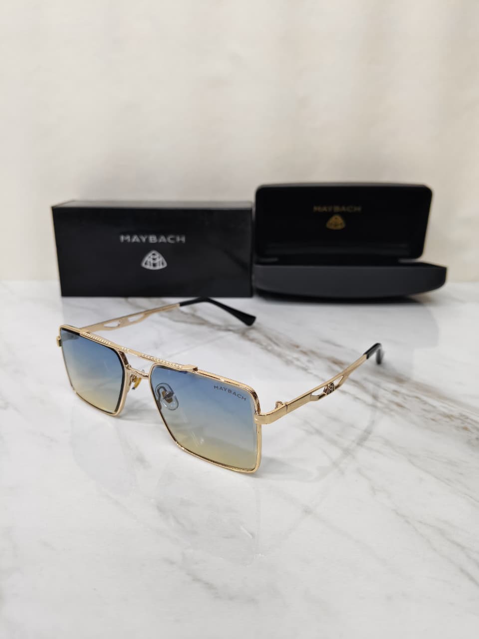 Maybach – Metal Fashion Men's Sunglass Square Tapper