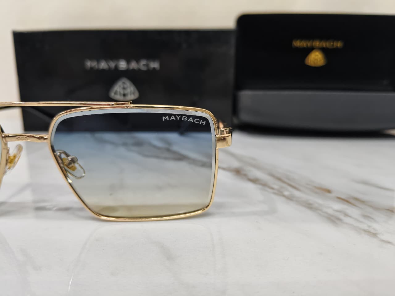 Maybach – Metal Fashion Men's Sunglass Square Tapper