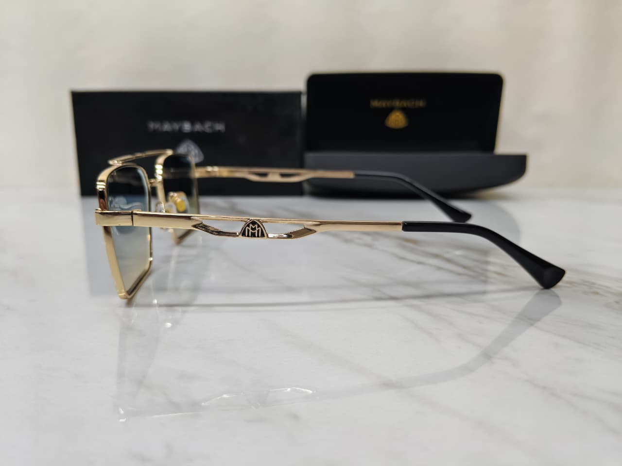 Maybach – Metal Fashion Men's Sunglass Square Tapper
