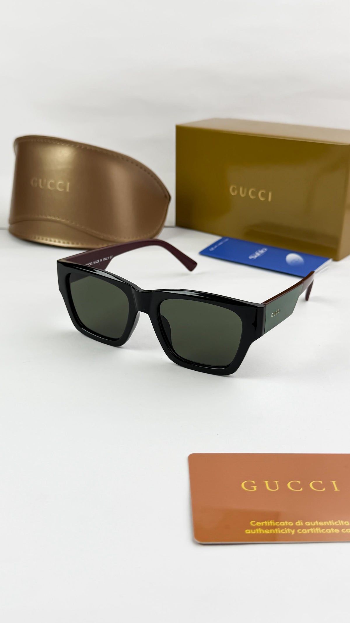 Gucci BLACK Mens Sunglasses