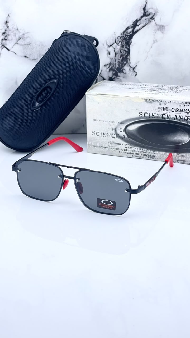 Oakley branded square-frame Men's sunglasses