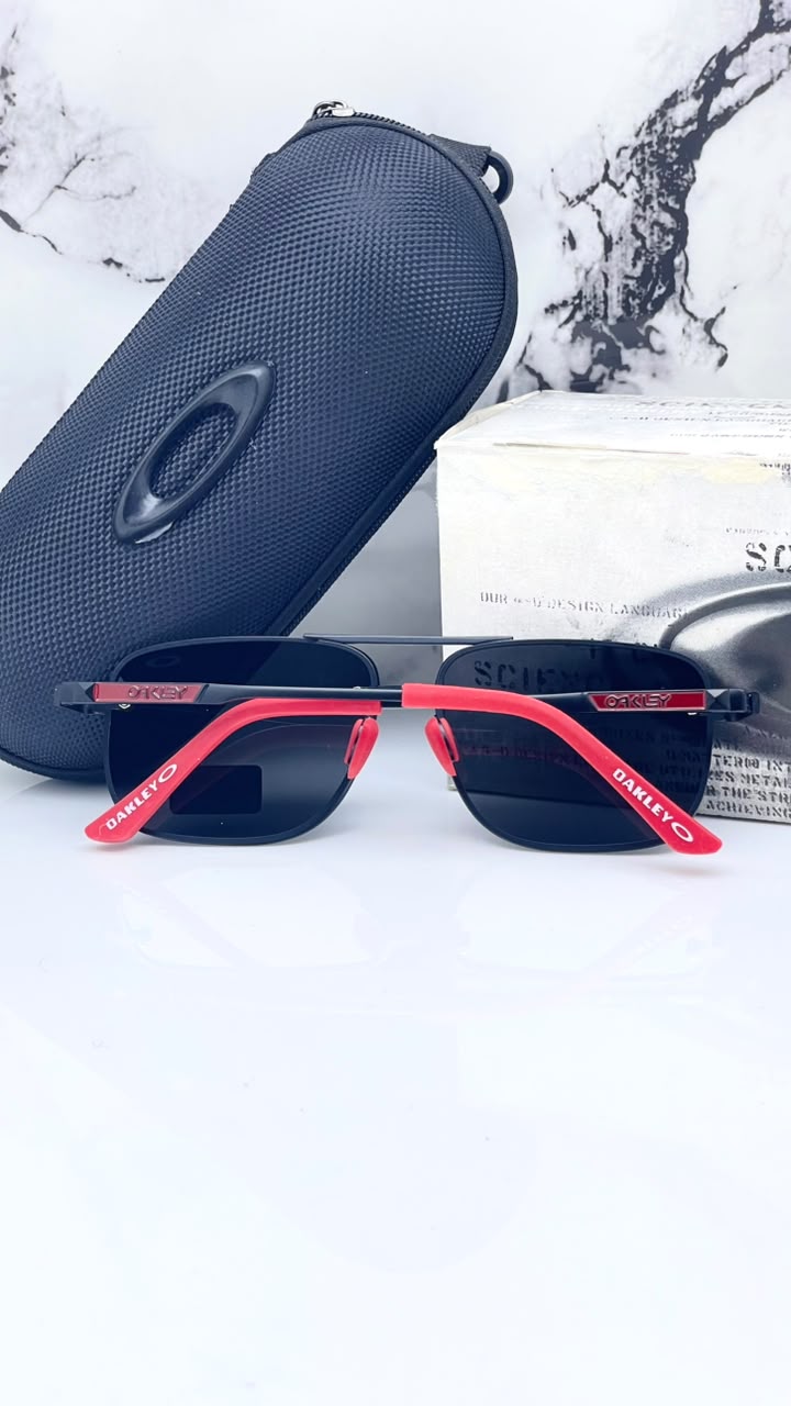 Oakley branded square-frame Men's sunglasses