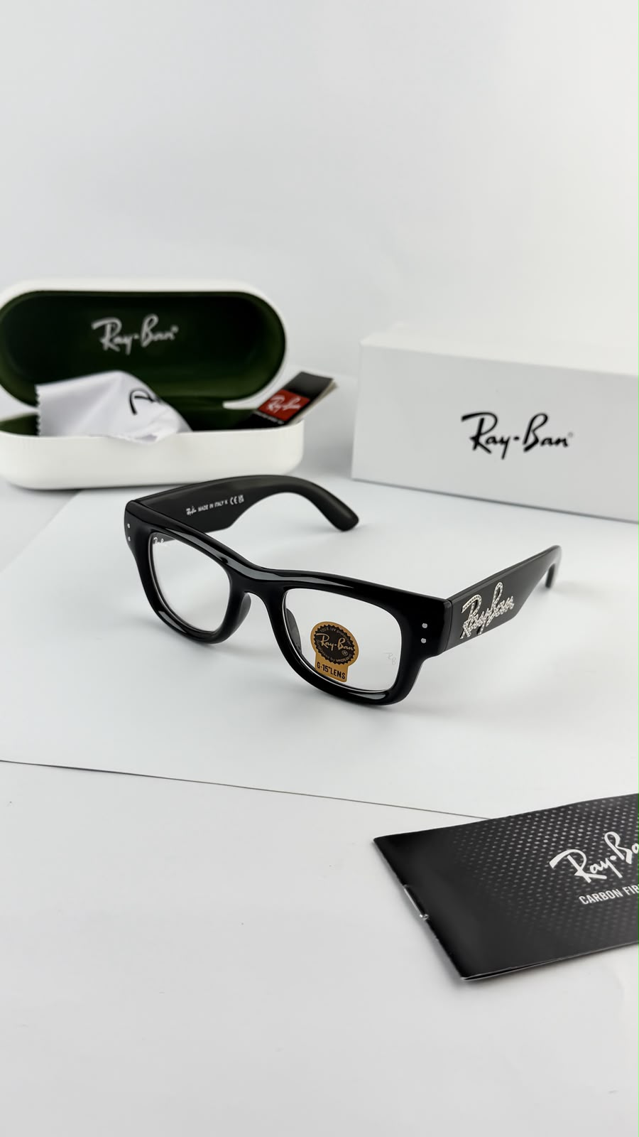 Ray-Ban Unisex UV Protected Blue Lens Square Men's Sunglasses
