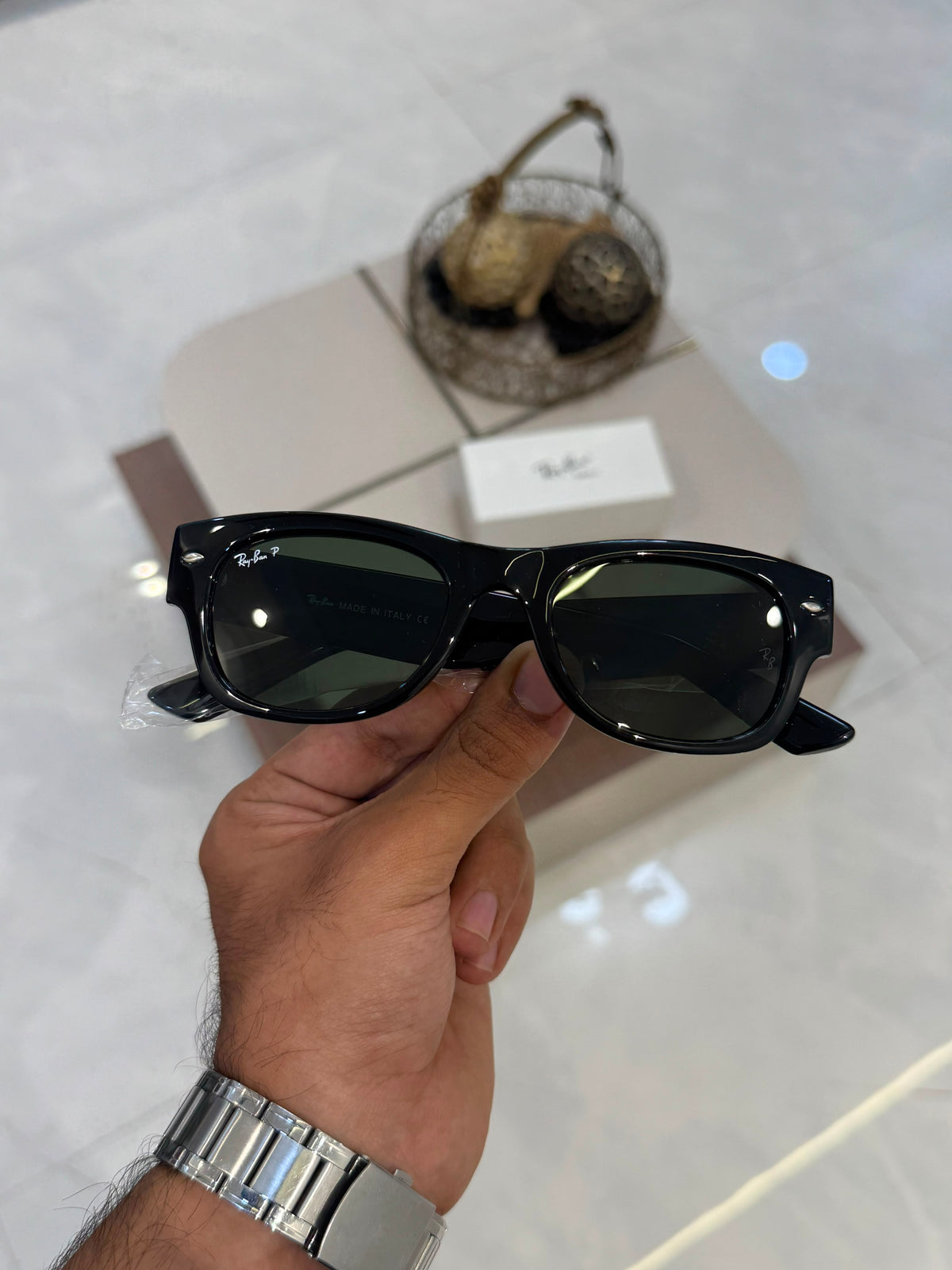 Ray-Ban Unisex UV Protected Square Black Men's Sunglasses