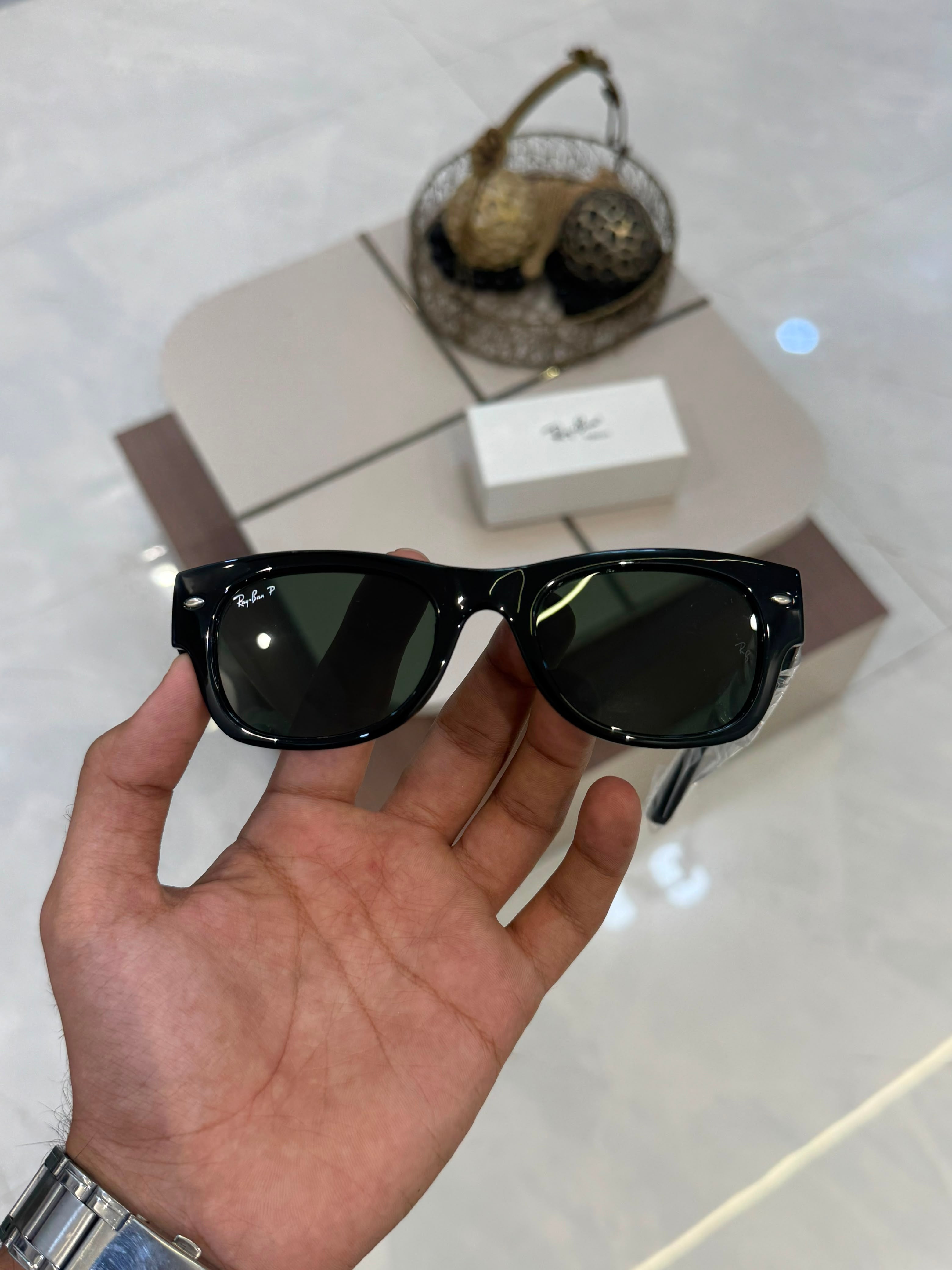 Ray-Ban Unisex UV Protected Square Black Men's Sunglasses