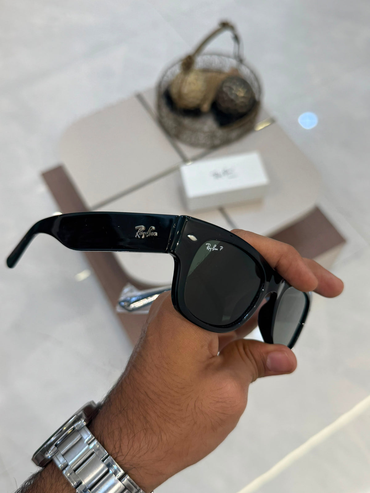 Ray-Ban Unisex UV Protected Square Black Men's Sunglasses