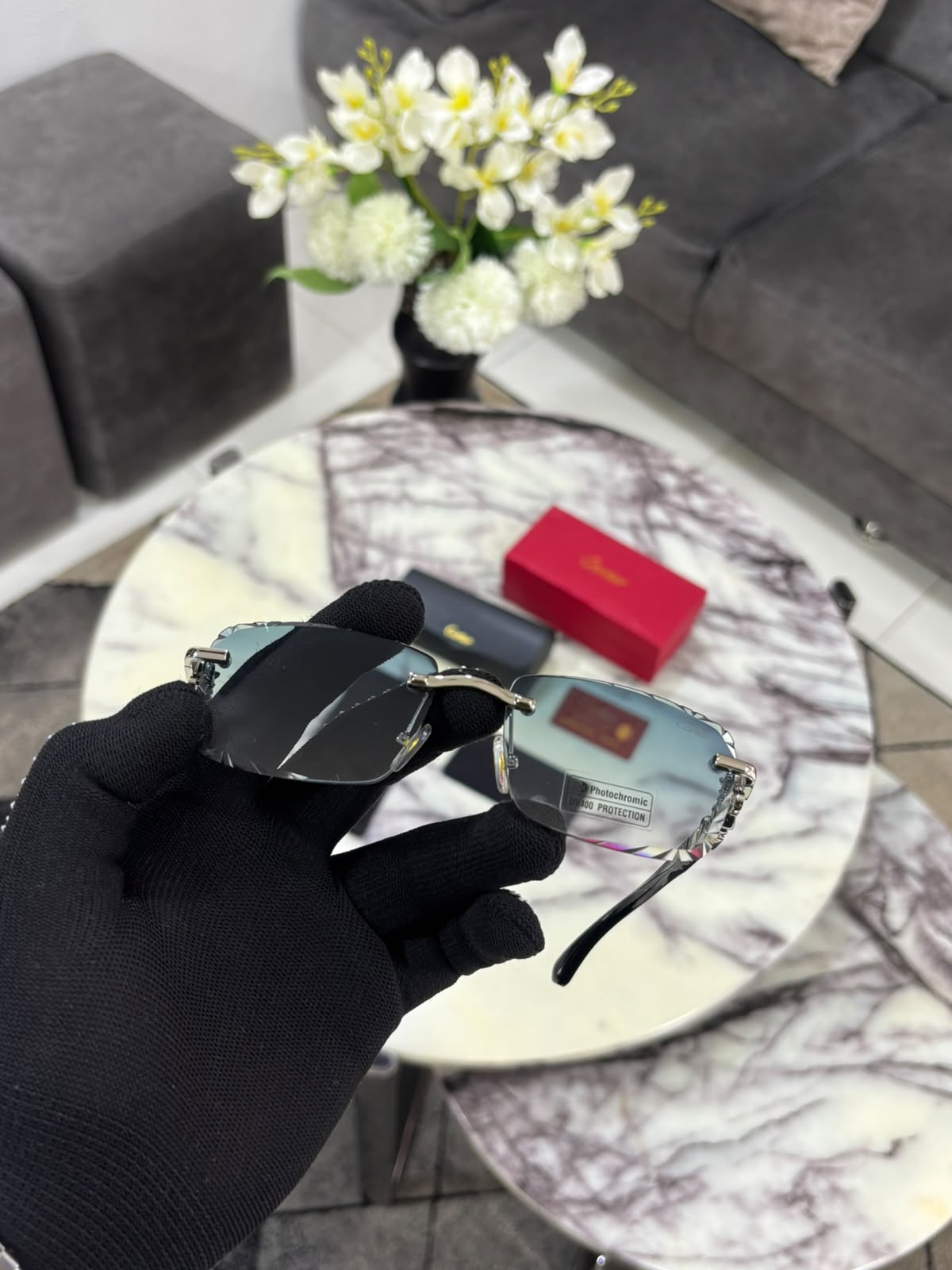 Cartier Rimeless Premium-inspired Men's Sunglasses