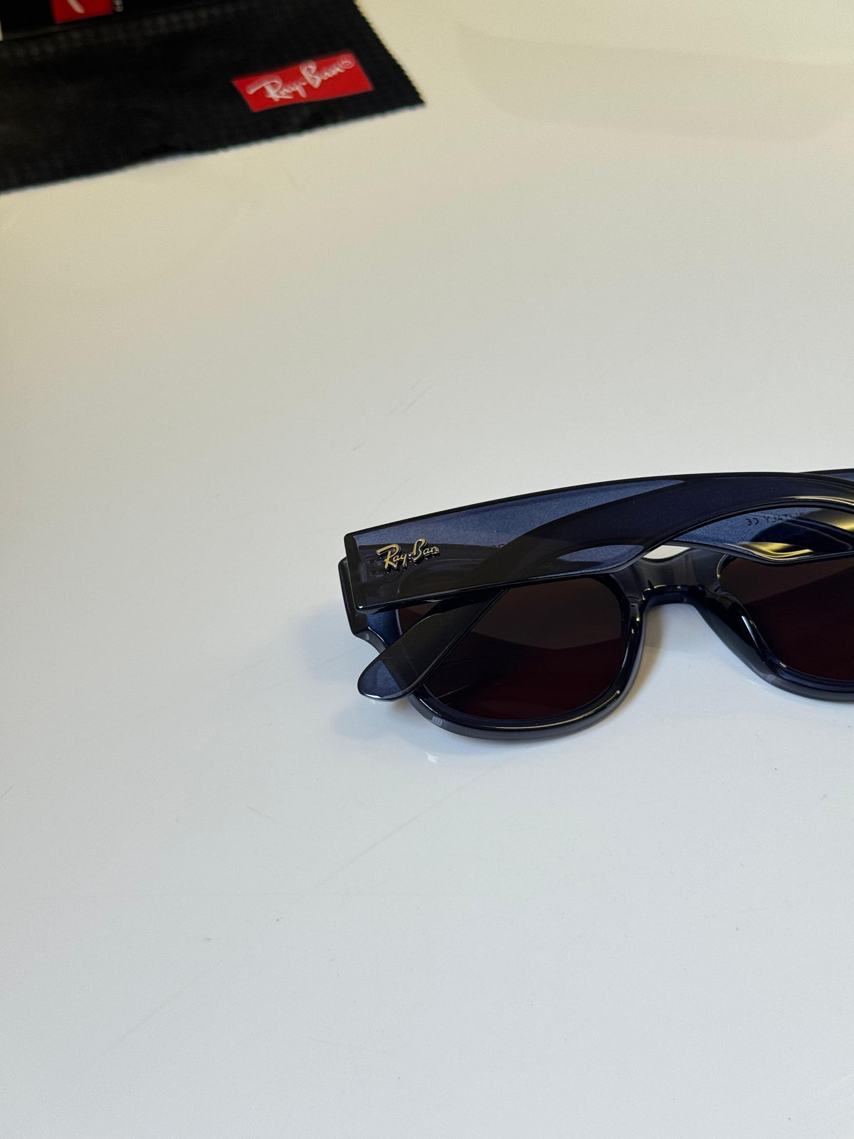 Ray-Ban Unisex Black Brown Gradient Square Unisex Sunglasses