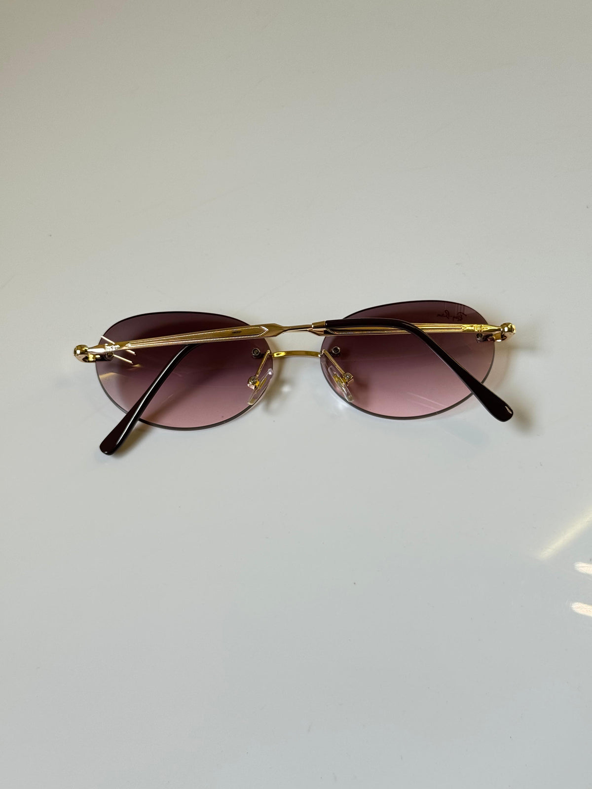 Cartier Eyewear round-frame gold-tone gradient Women sunglasses