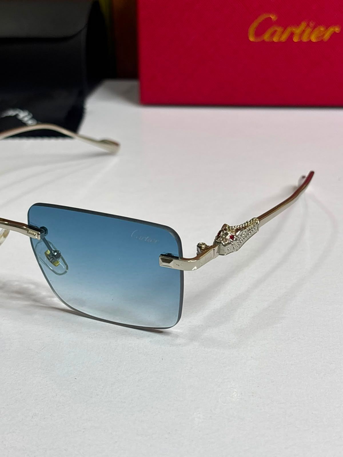 Cartier Blue Shade Unisex Sunglasses