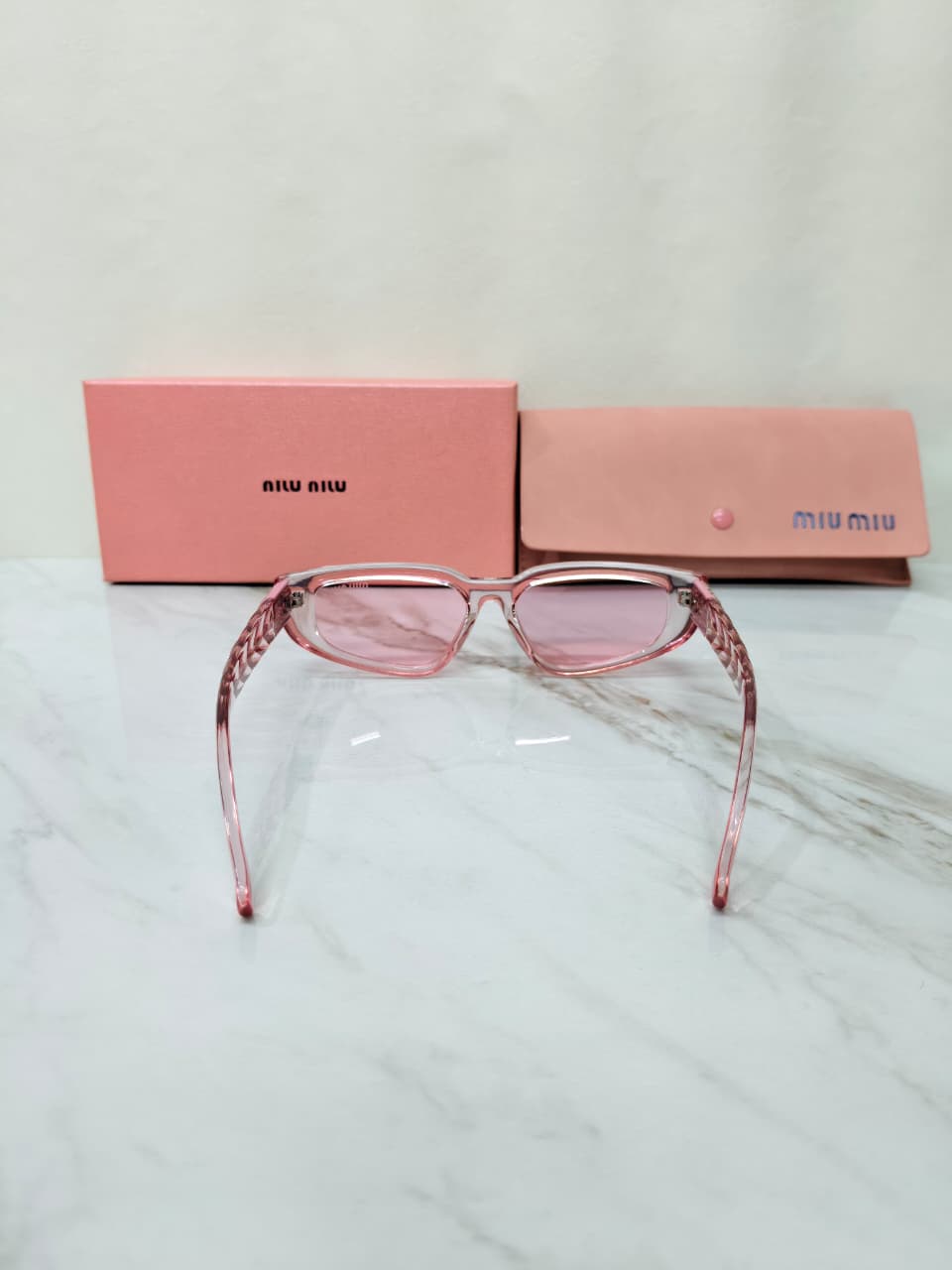 Miu Miu Blush Pink Women's Sunglasses
