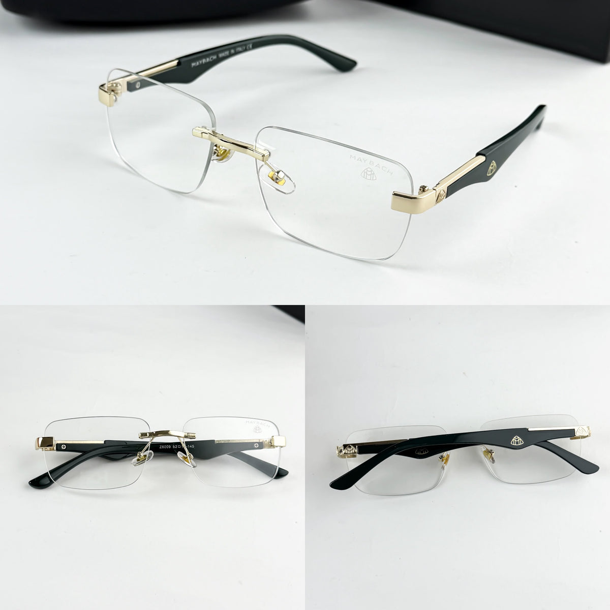 Maybach Marble Plano Bottle GreenUnisex Sunglasses